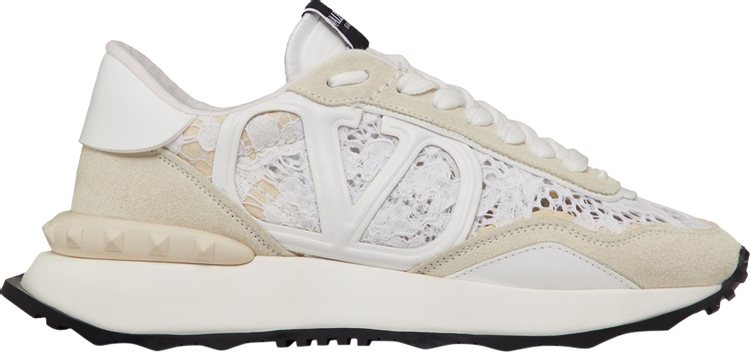 Valentino Wmns Lacerunner Low 'Lace - White Ivory'