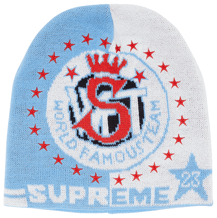 Supreme umbro beanie 青白 SUPREME シュプリーム cuff Stripe Beanie ニットキャップ 青