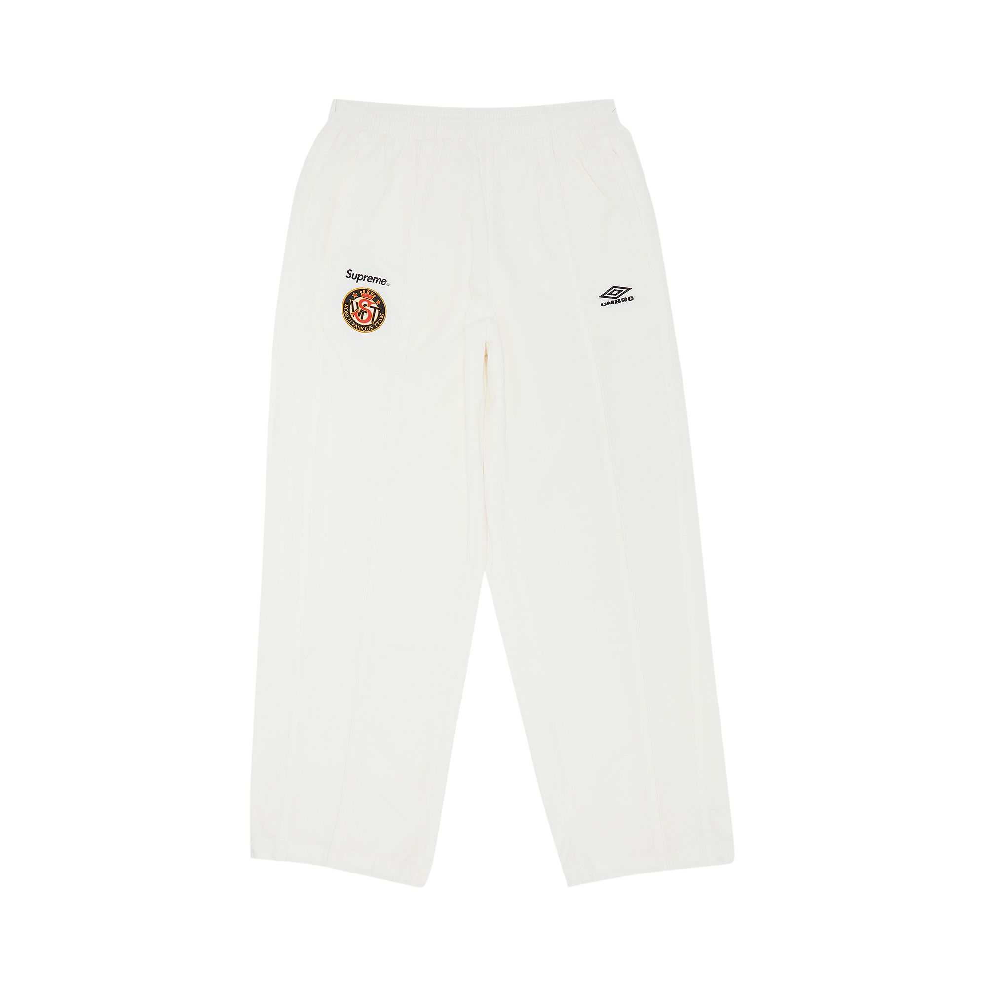 Supreme x Umbro Cotton Ripstop Track Pant 'White' | Men's Size M