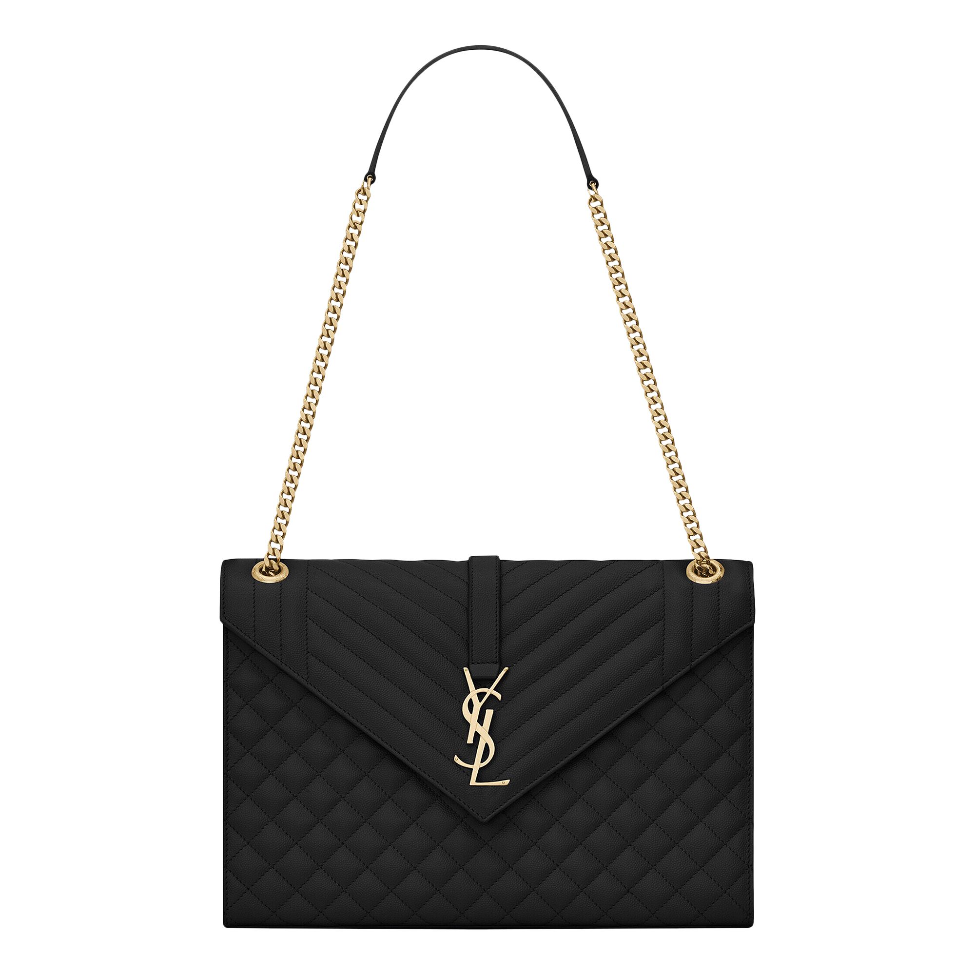 Pre-owned Saint Laurent Large Envelope Chain Bag 'black' | Women's Size Onesize