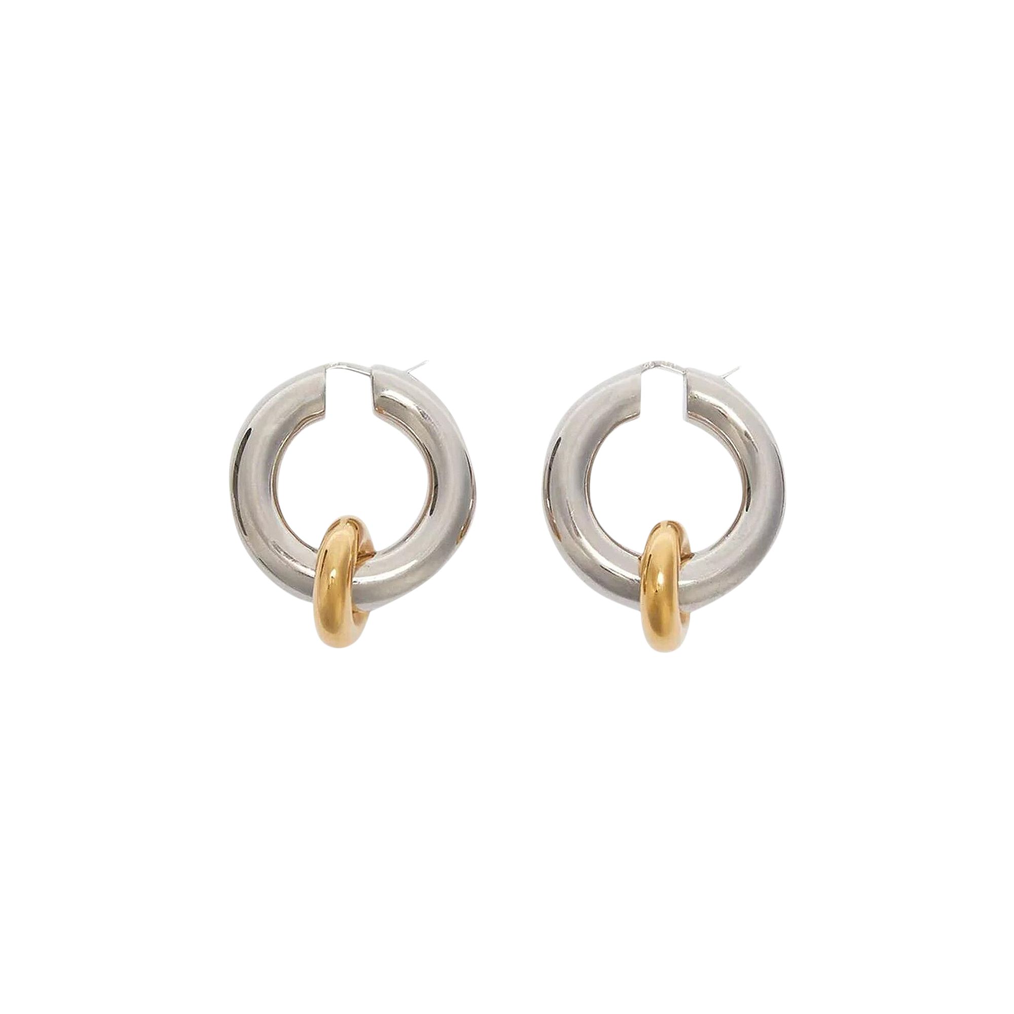 Pre-owned Jil Sander Embrace Earrings 'silver/gold'