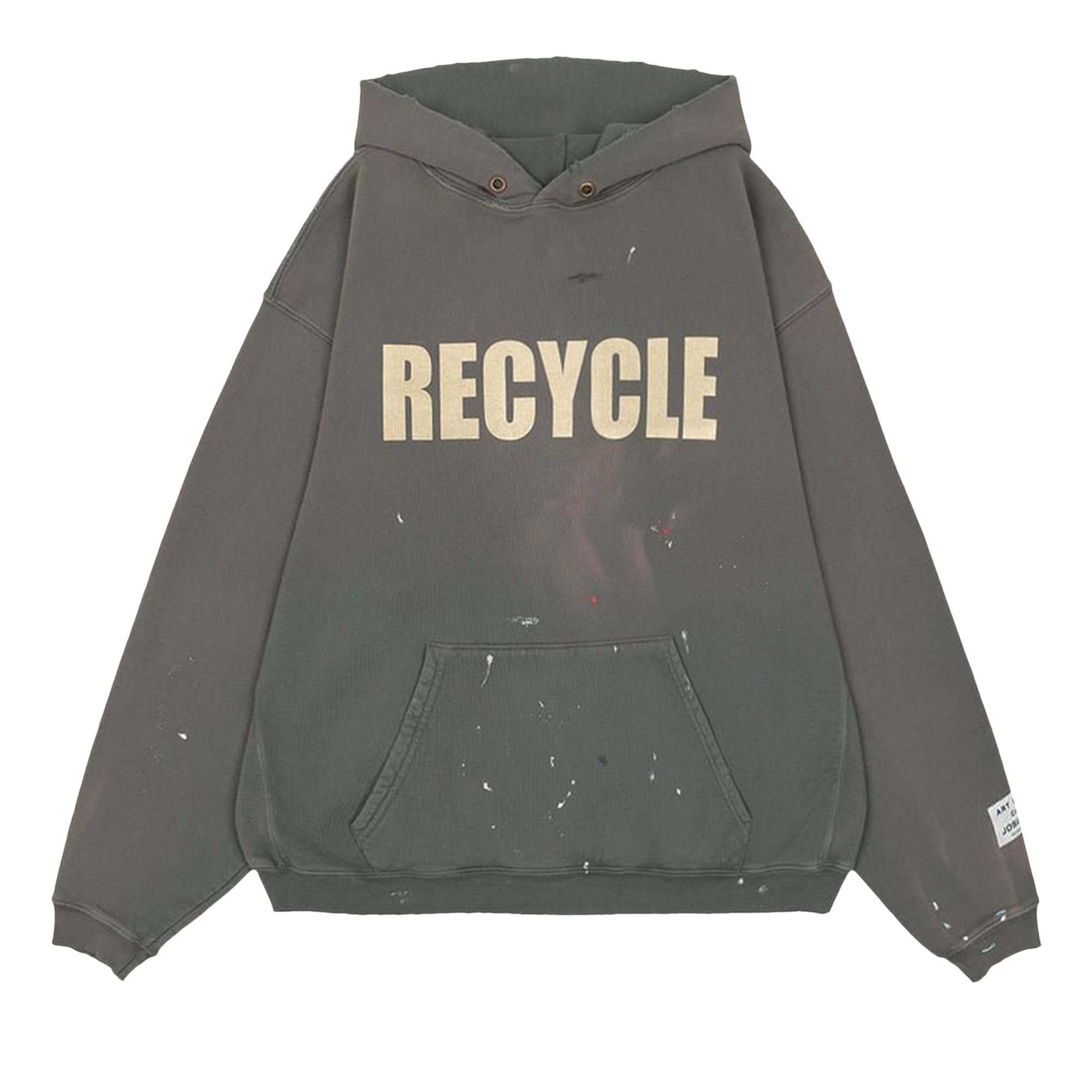 Pre-owned Gallery Dept. 90s Recycle Hoodie 'black'