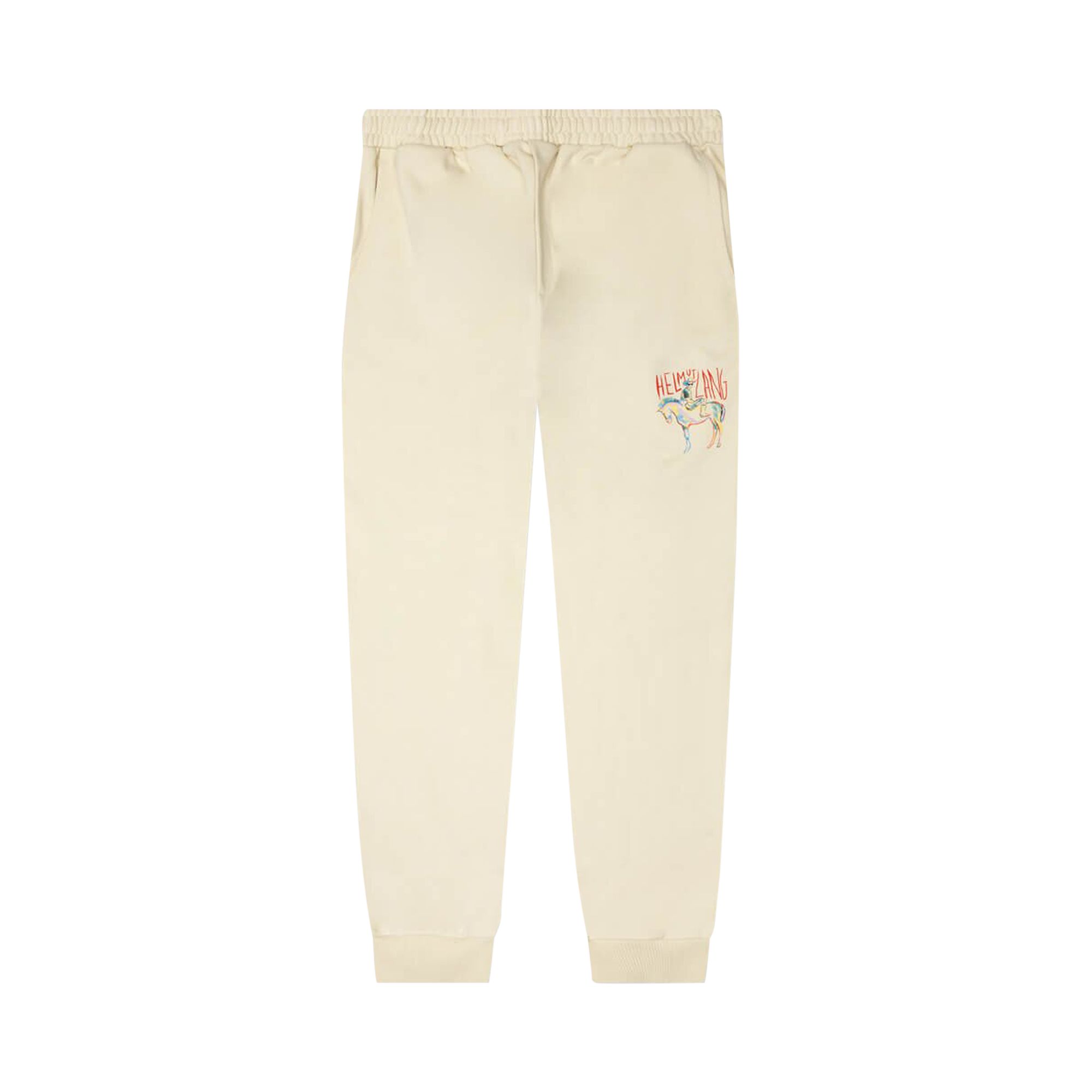 Pre-owned Helmut Lang Scribble Logo Jogger 'stone' | Grey | Men's Size Xl In Gray