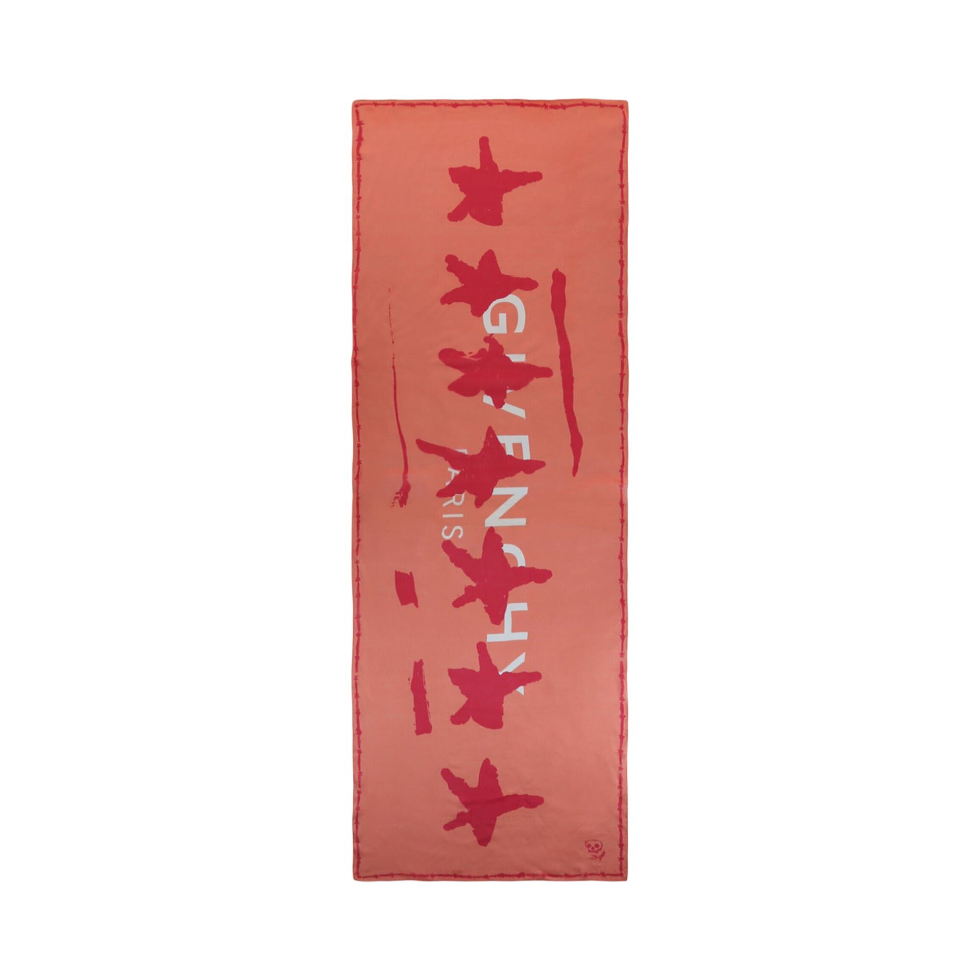 Givenchy New Artwork Print Scarf 'Salmon' | Red | Women's Size Onesize