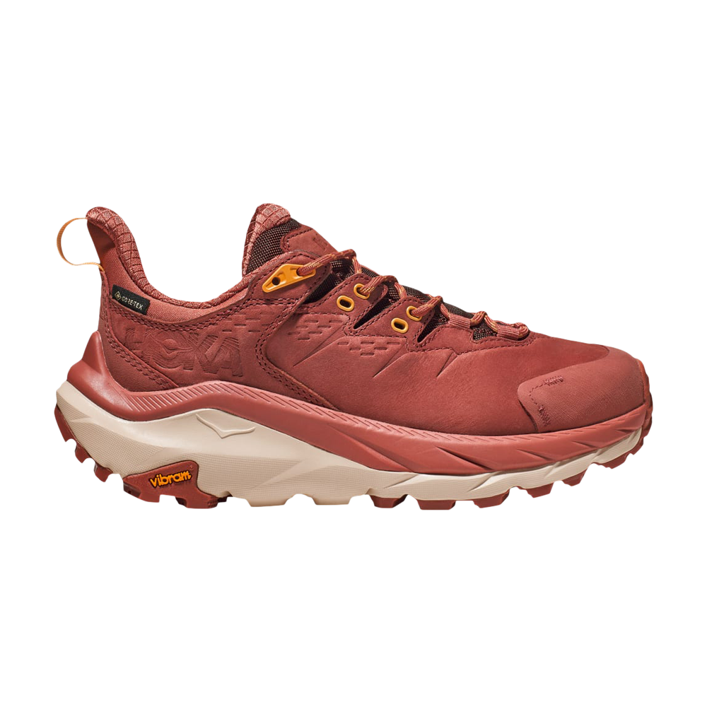 Pre-owned Hoka Wmns Kaha 2 Low Gore-tex 'hot Sauce' In Red