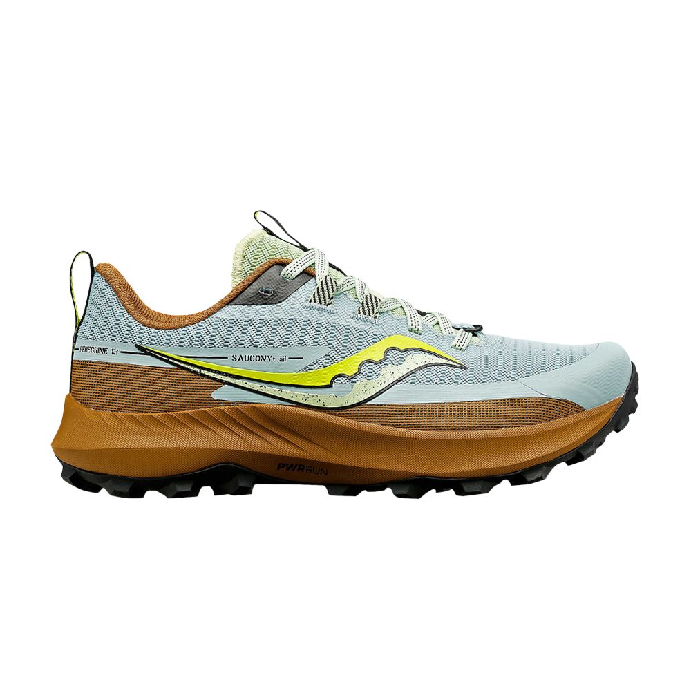 Pre-owned Saucony Wmns Peregrine 13 'glacier Bronze' In Grey