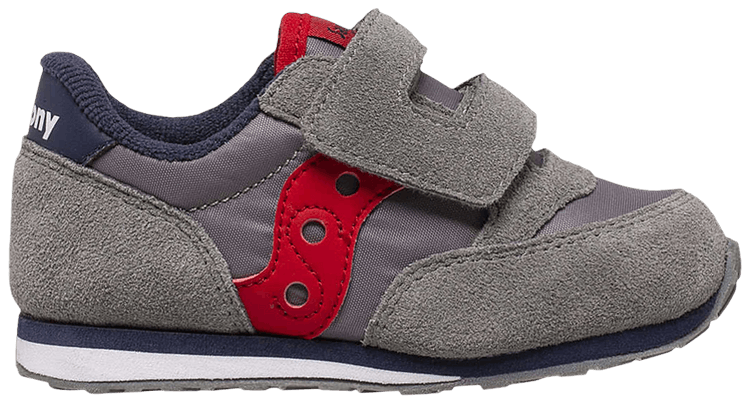 Saucony Jazz Hook  Loop Big Kid Grey Red