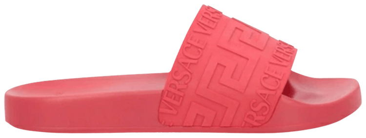 Red versace outlet slides