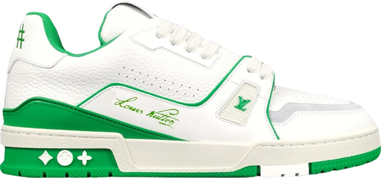 Louis Vuitton Trainer Low '#54 Signature - White Green'