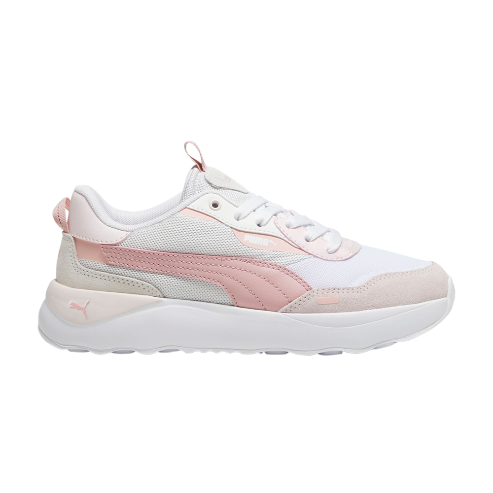 Pre-owned Puma Wmns Runtamed Platform 'feather Grey Future Pink'