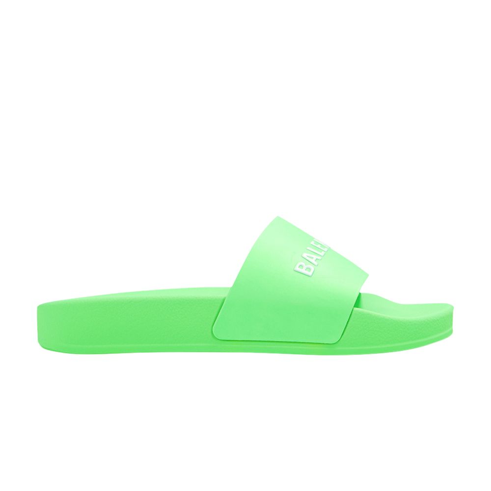 Balenciaga Pool Slides Kids 'Neon Green' | Kid's Size 28