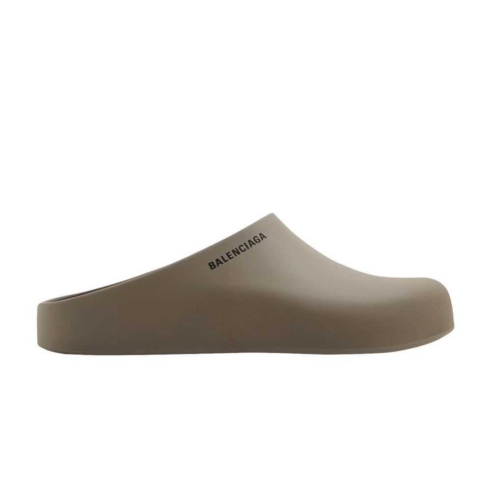 Pre-owned Balenciaga Pool Closed Slide 'medium Grey' | Men's Size 43 In Gray