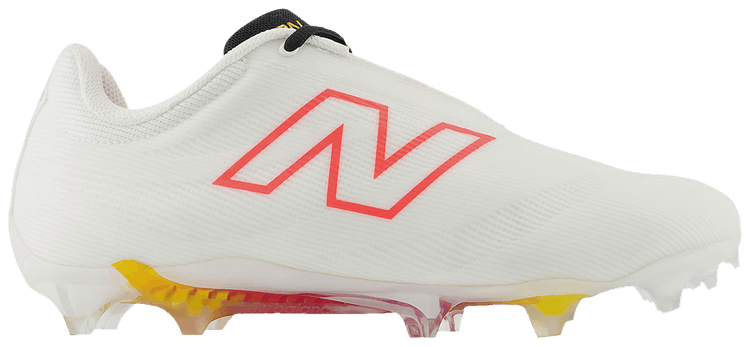 New Balance Burn X4 2E Wide White Red Yellow