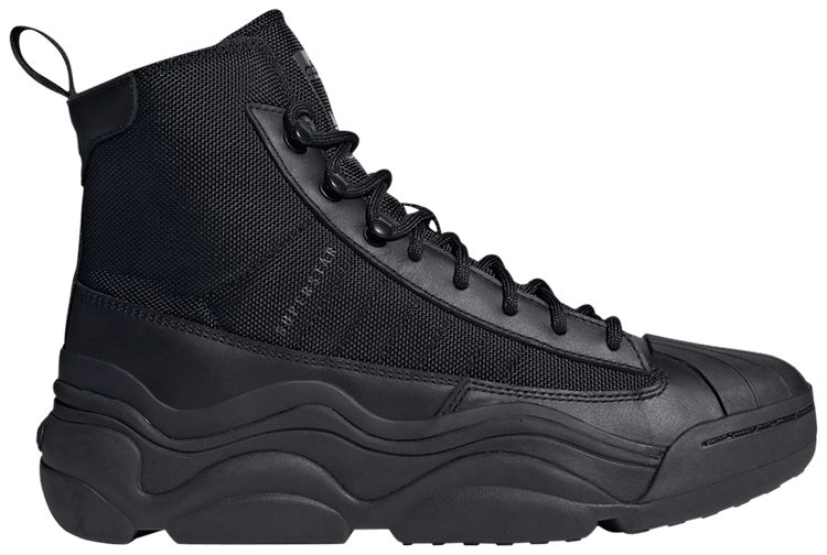 Wmns Superstar Millencon Boot Black Grey