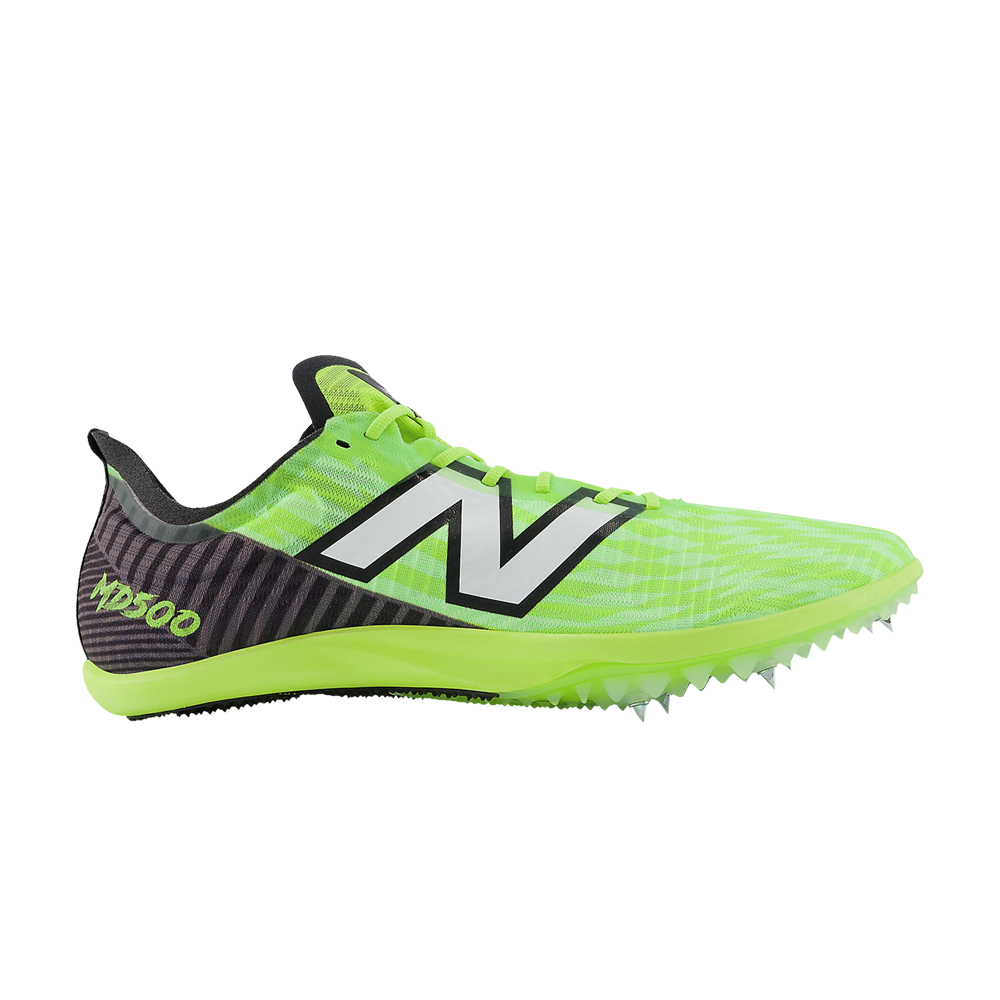 Pre-owned New Balance Fuelcell Md500 V9 'thirty Watt Black' In Green