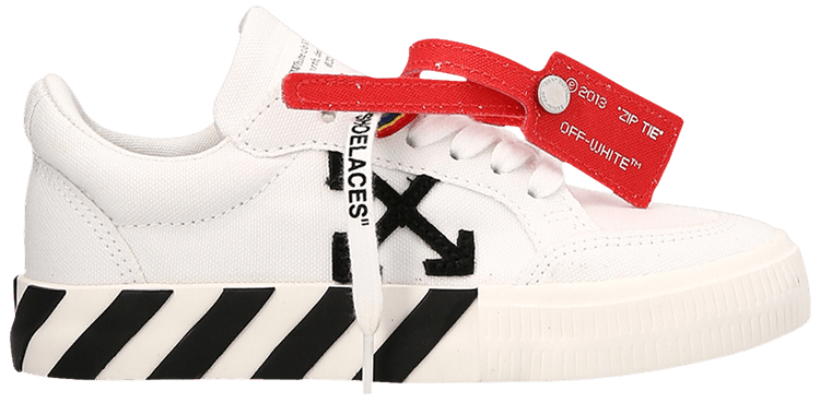 Buy Off-White Vulc Sneaker Kids 'White Black' 2023 - OBIA003C99FAB001 ...