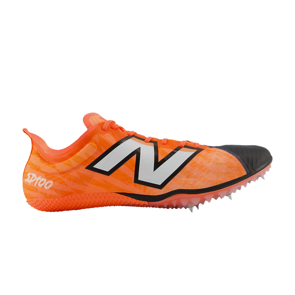 Pre-owned New Balance Fuelcell Sd100 V5 'dragonfly Black' In Orange