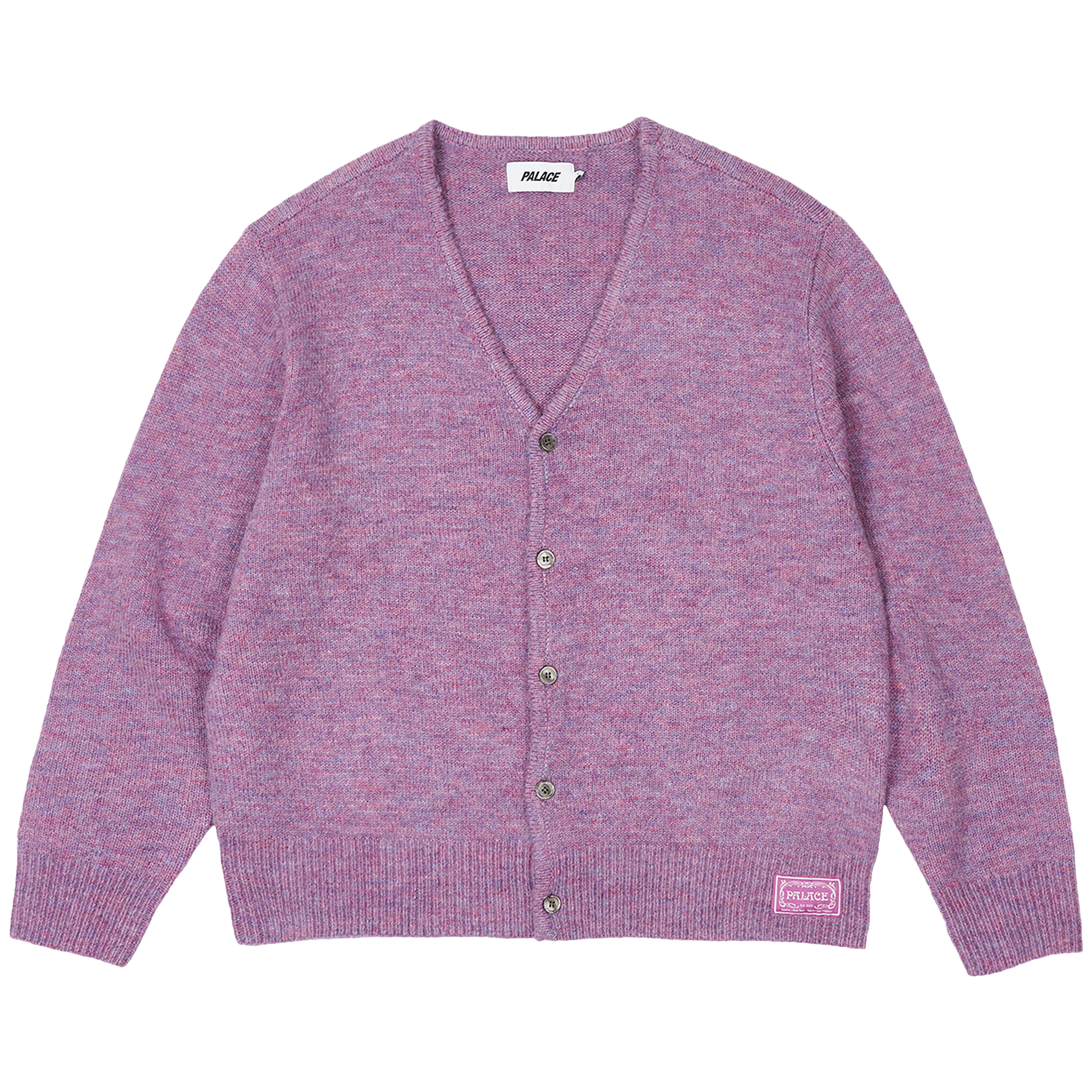 Pre-owned Palace Chill Cardigan 'dahlia' In Purple