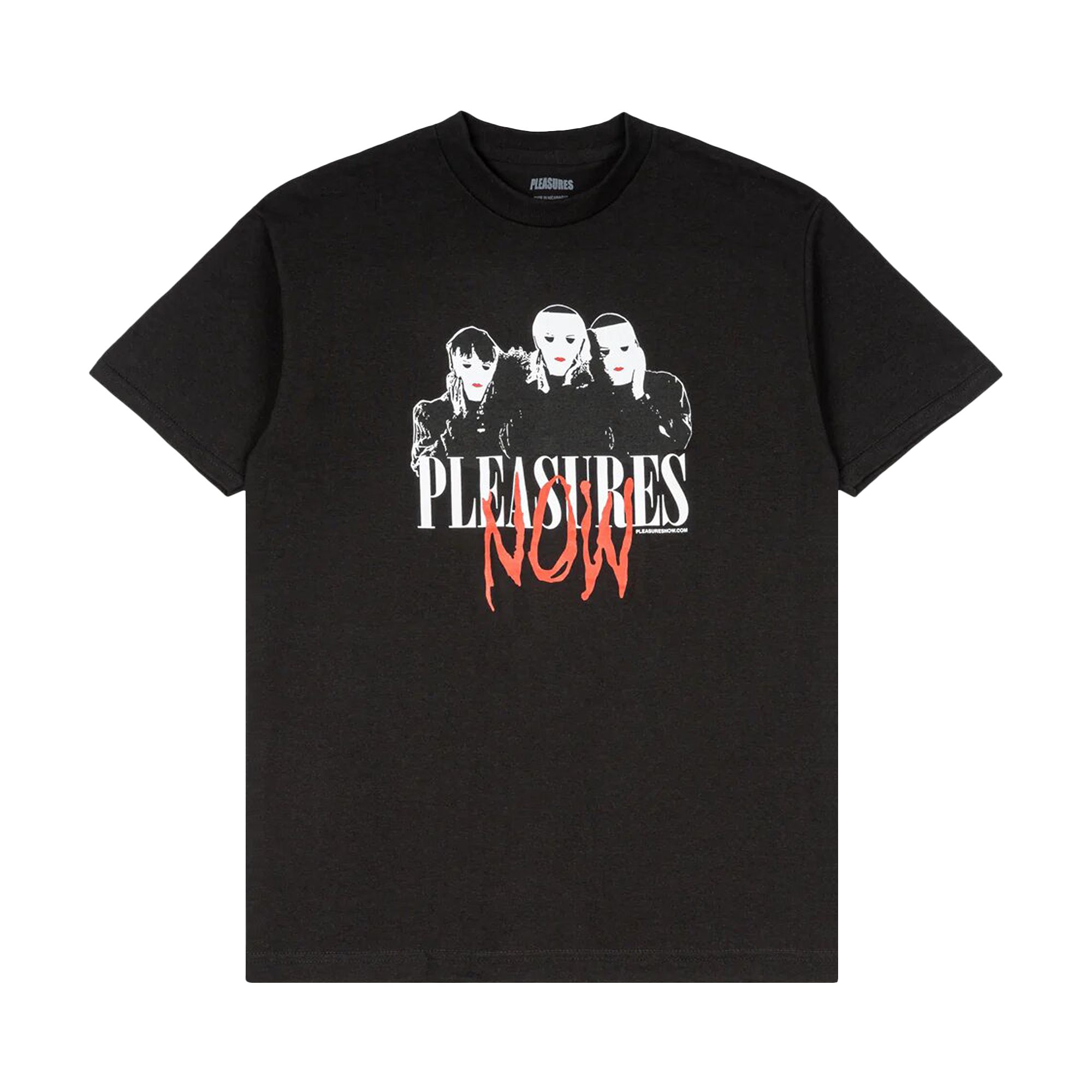 Pre-owned Pleasures Masks T-shirt 'black' | Men's Size L