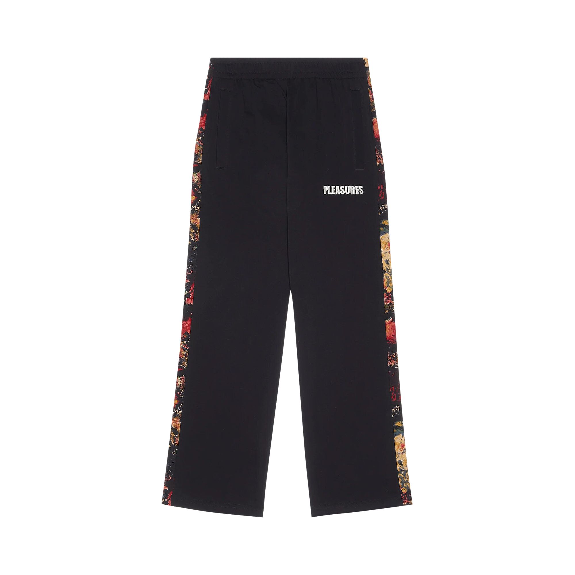 Pleasures Tape Track Pants 'Black' | Men's Size XL