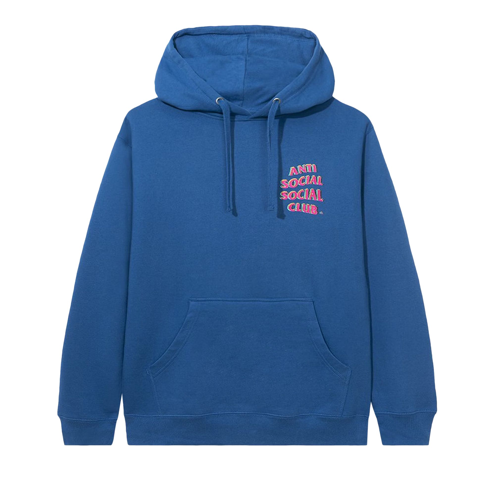Pre-owned Anti Social Social Club Stir Crazy Hoodie 'blue' | Men's Size M