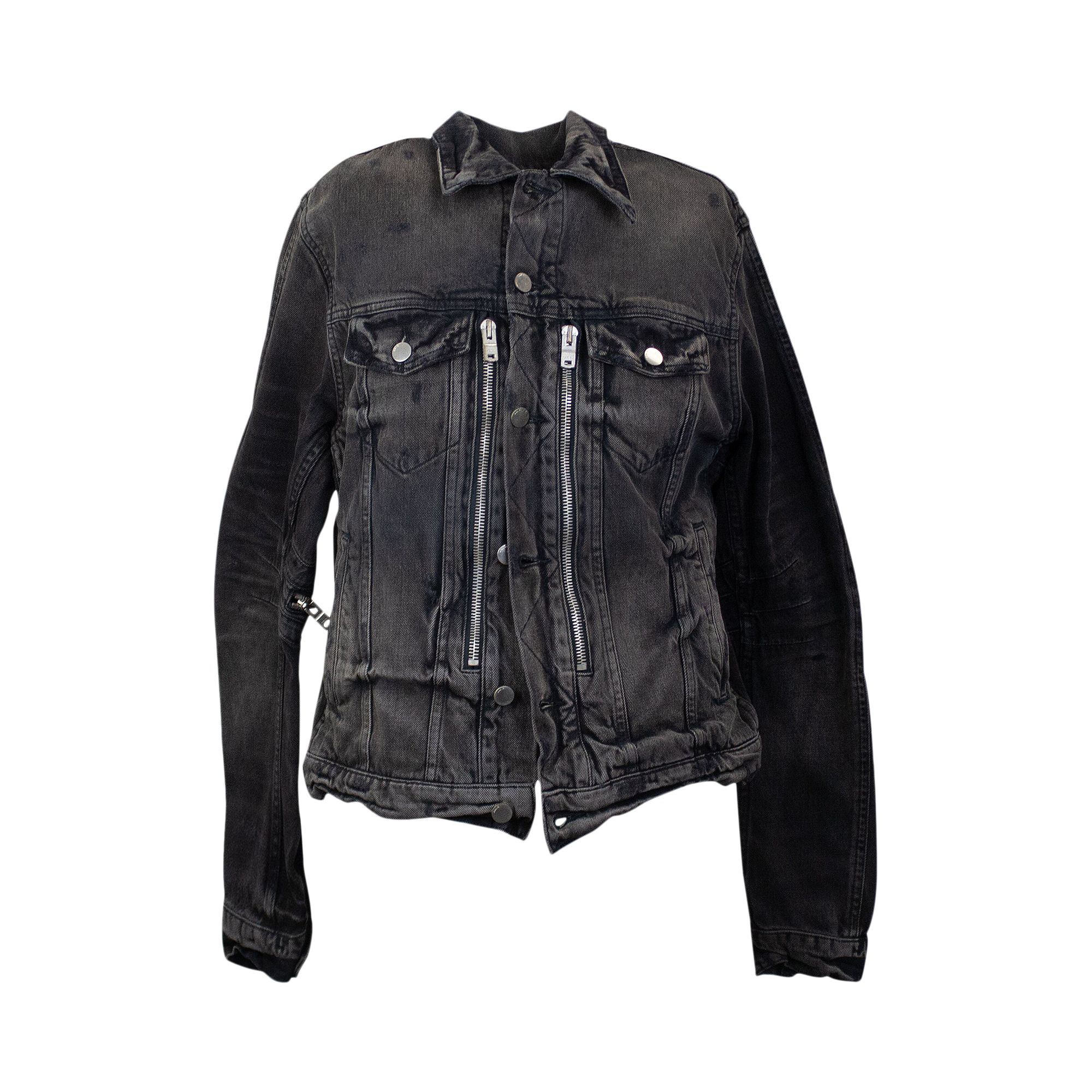 Amiri MX2 Trucker Jacket 'Black' | Men's Size L