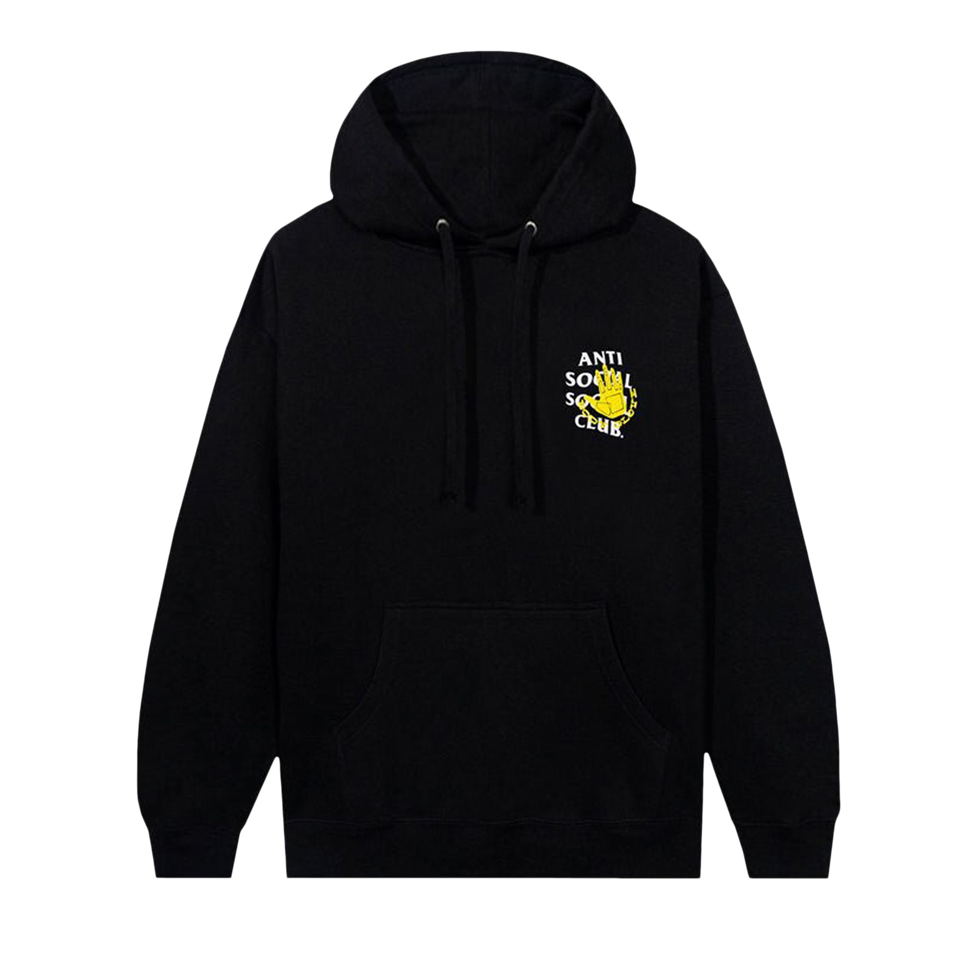 Pre-owned Anti Social Social Club X Body Glove Spray Hoodie 'black' | Men's Size L