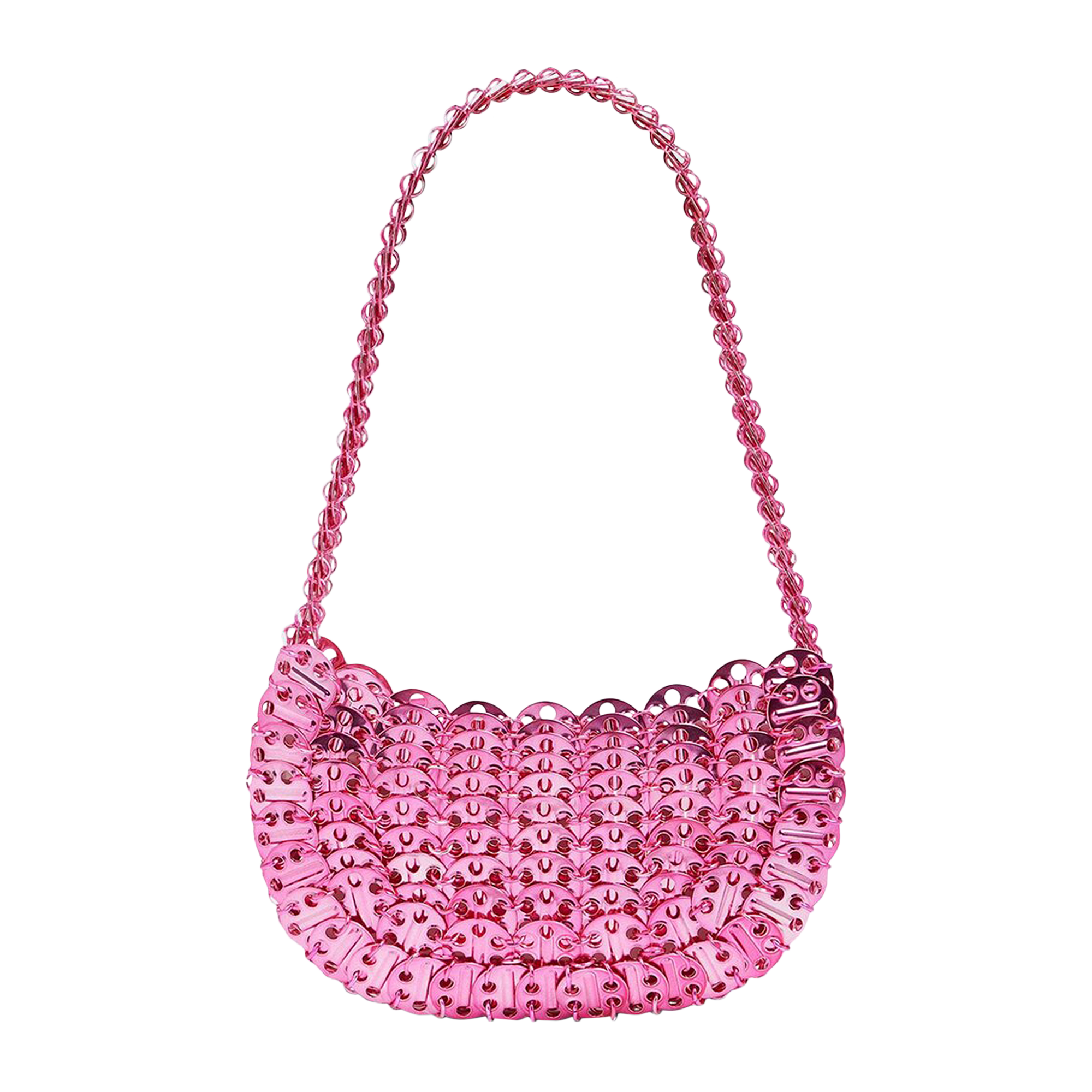 Pre-owned Paco Rabanne 1969 Moon Bag 'fuchsia' In Pink