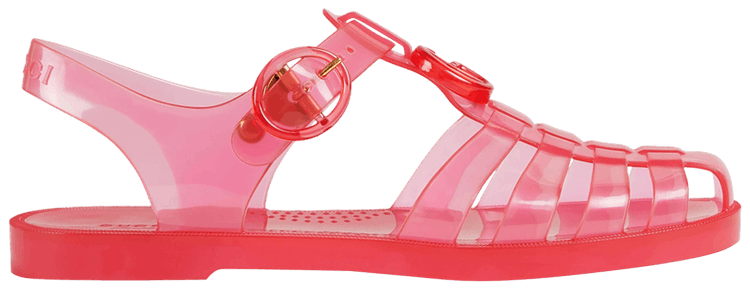 Gucci Wmns GG Fisherman Sandal Deep Coral