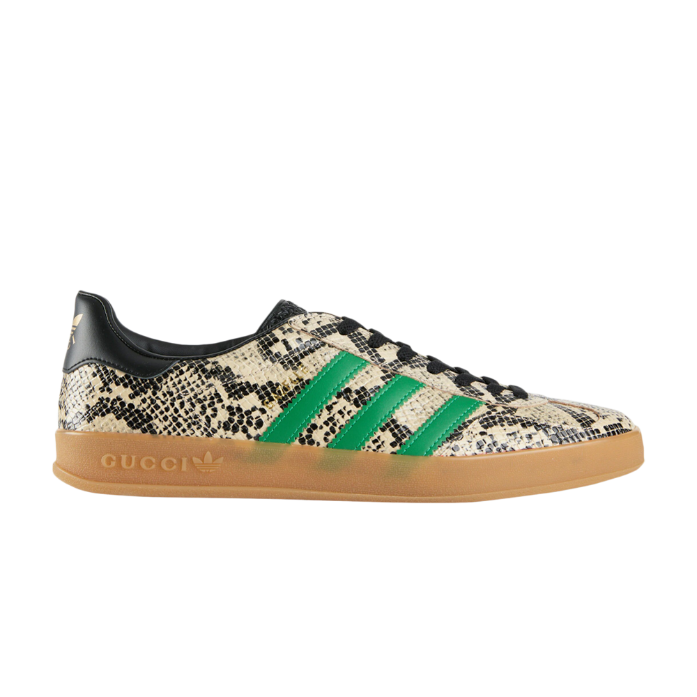 Pre-owned Gucci Adidas X  Gazelle 'python Print' In Brown