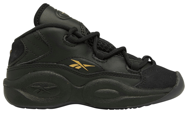 Black and gold reebok online questions for sale