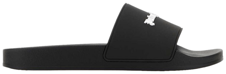 サンダル Palm Angels PMIC010F23PLA001 NEW LOGO POOL Slides Buy Palm Angels Slide 'Logo - Black White