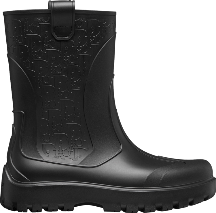 Dior Garden Rain Boot 'Dior Oblique Embossed - Black'