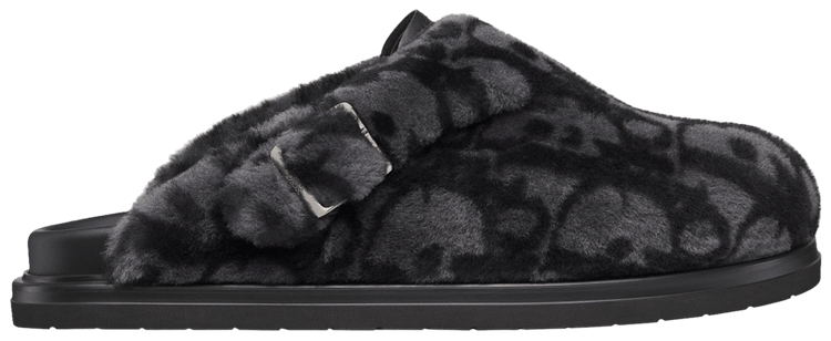 *完売必至の人気モデル*【Dior】Aqua ミュール Buy Dior Aqua Mule 'Dior Oblique Shearling - Grey