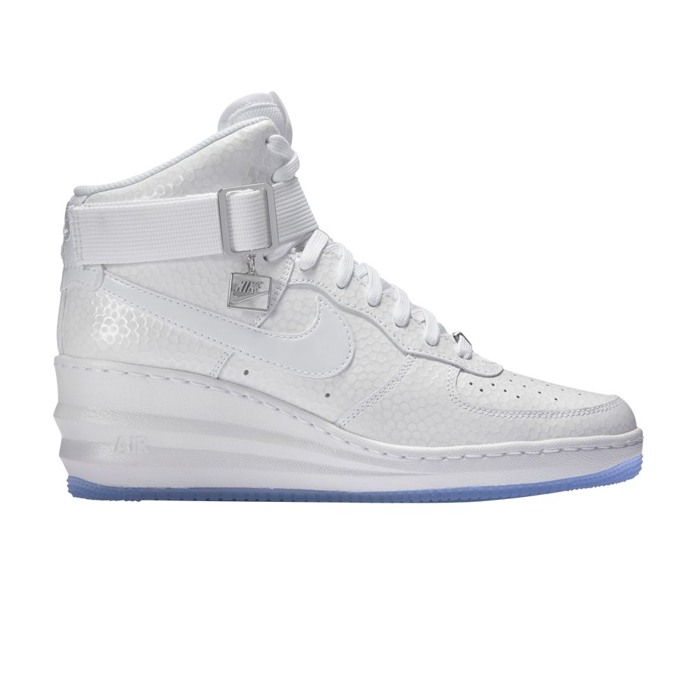 Pre-owned Nike Wmns Lunar Force 1 Sky High Premium 'triple White'