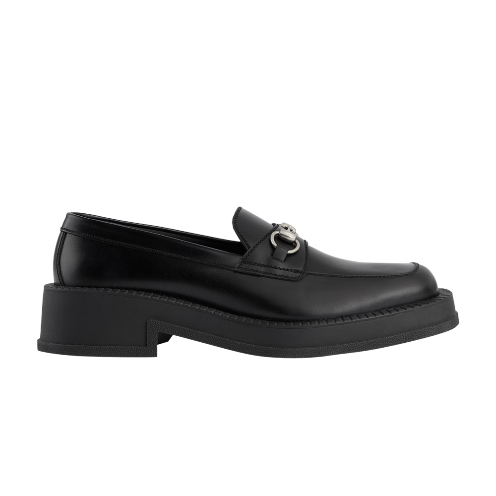 Pre-owned Gucci Chunky Loafer Horsebit 'black'