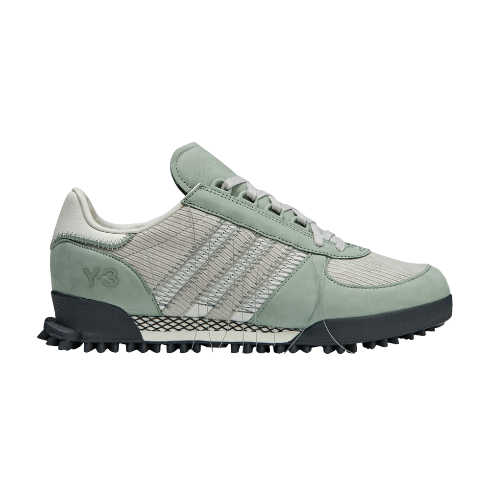 Pre-owned Adidas Originals Y-3 Marathon 'silver Green'
