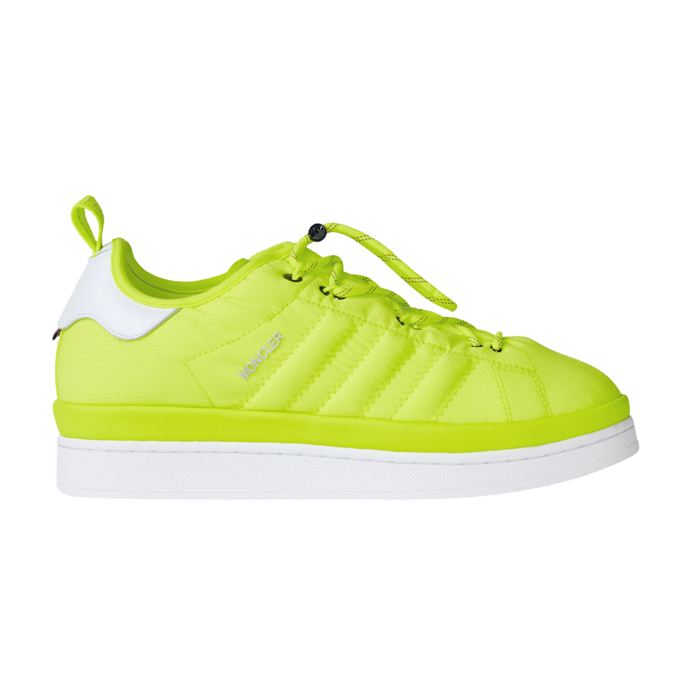 Pre-owned Adidas Originals Moncler X Campus 'the Art Of Exploration - Solar Yellow'