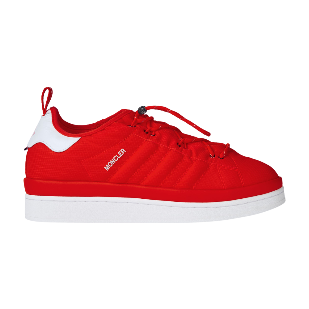 Pre-owned Adidas Originals Moncler X Campus 'the Art Of Exploration - Solar Red'