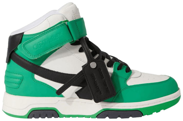 Off White Out Of Office Mid Green Black