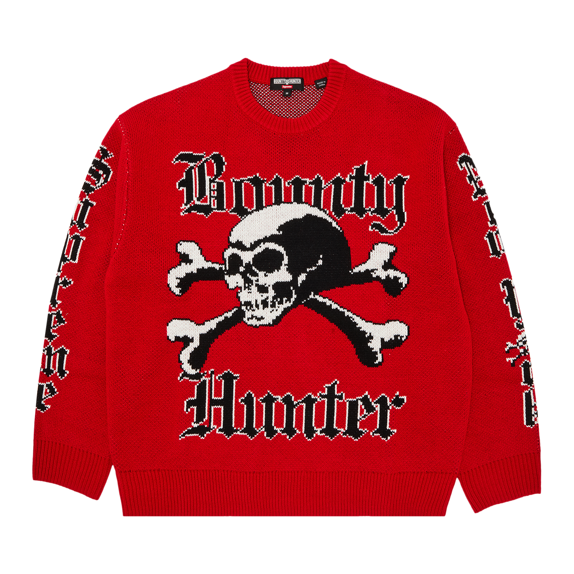 Pre-owned Supreme X Bounty Hunter Sweater 'red'