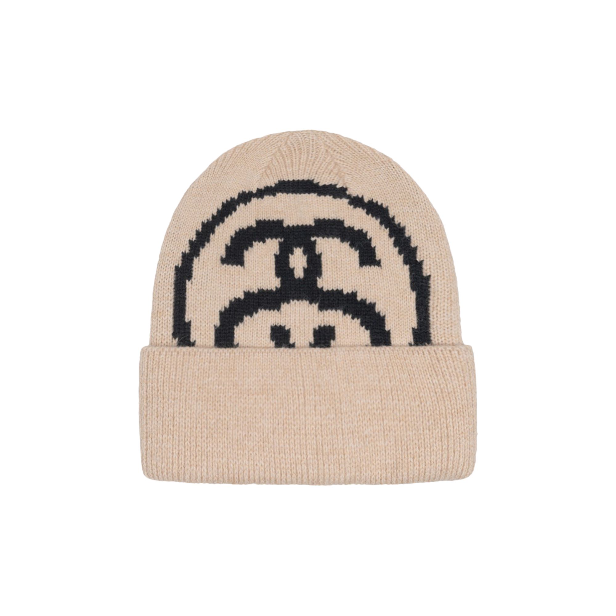 Pre-owned Stussy Big Link Cuff Beanie 'natural' | Cream | Men's Size Onesize