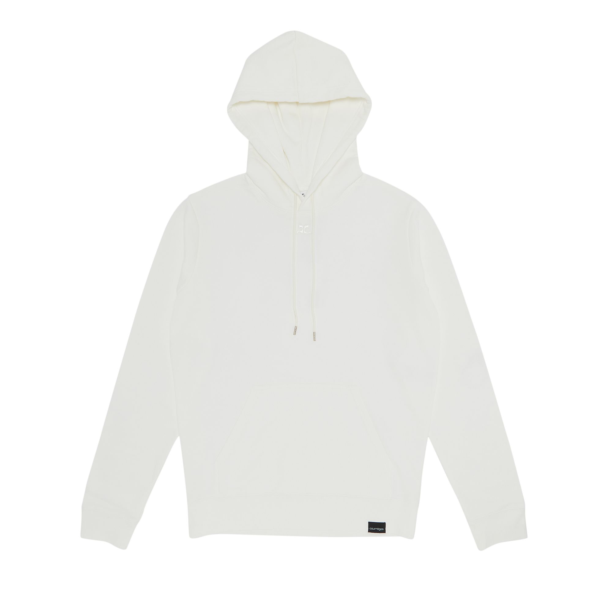 Pre-owned Courrèges Fleece Hoodie Hoodie 'heritage White' | Men's Size S