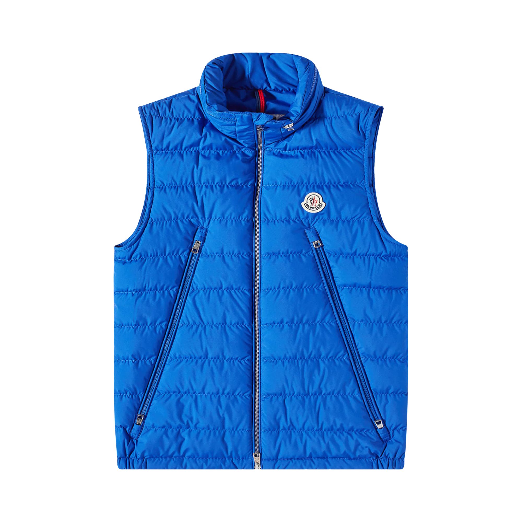Pre-owned Moncler Albyt Vest 'bright Blue' | Men's Size 4