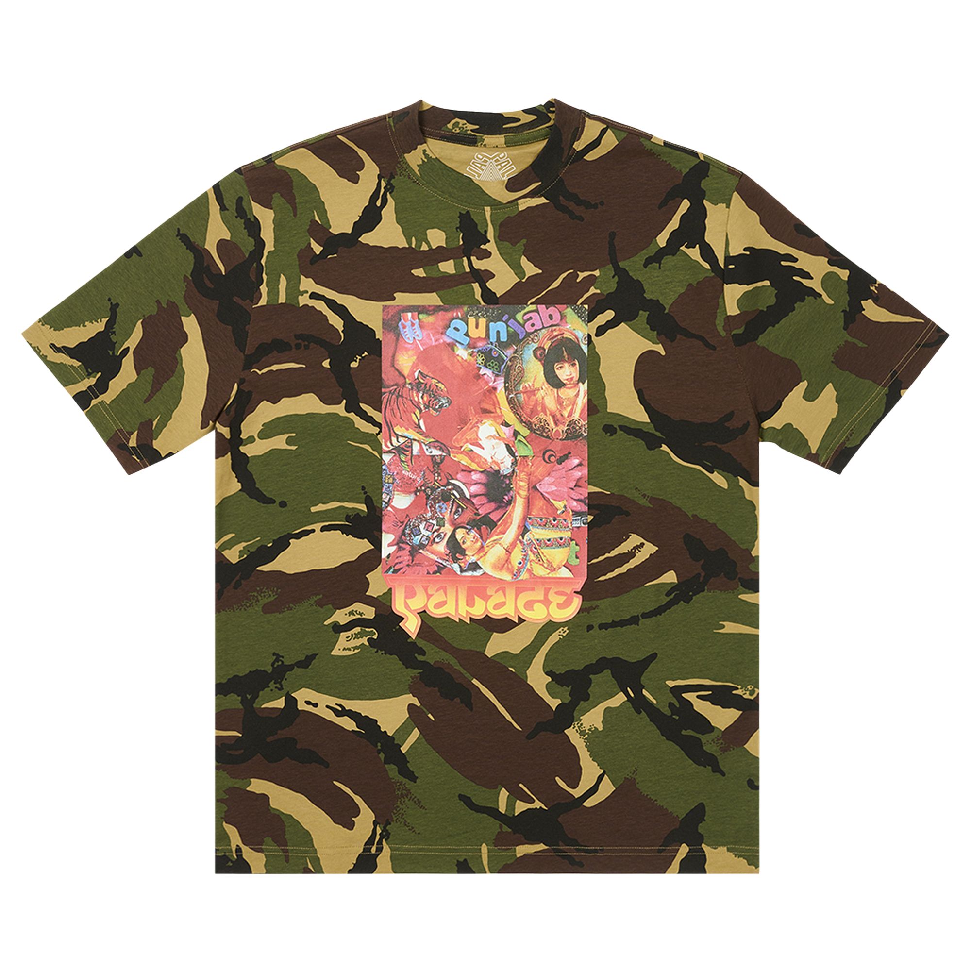Pre-owned Palace Chila T-shirt 'woodland Camo' | Multi-color | Men's Size Xl