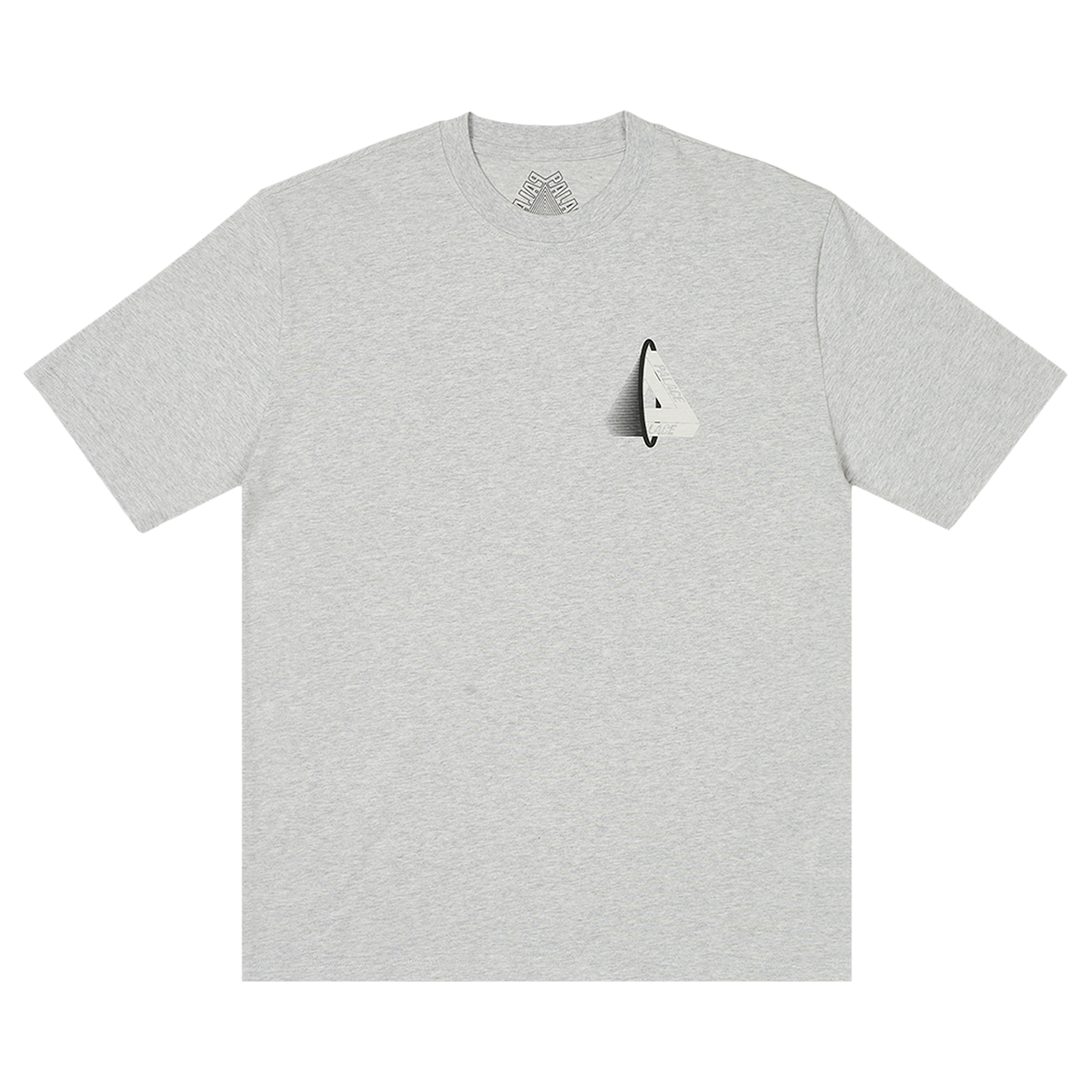 Pre-owned Palace Tri-void T-shirt 'grey Marl'
