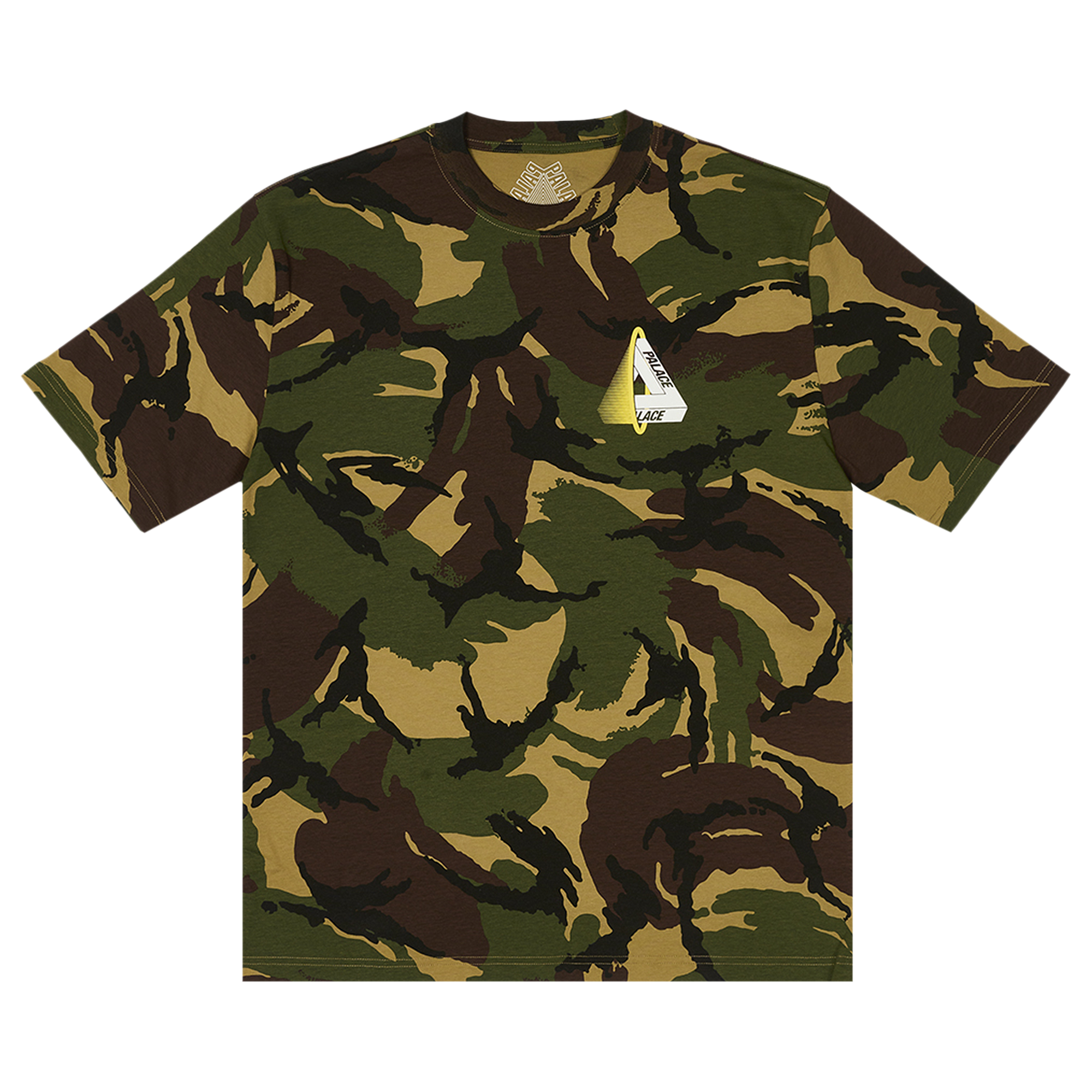 Pre-owned Palace Tri-void T-shirt 'woodland Camo' In Multi-color