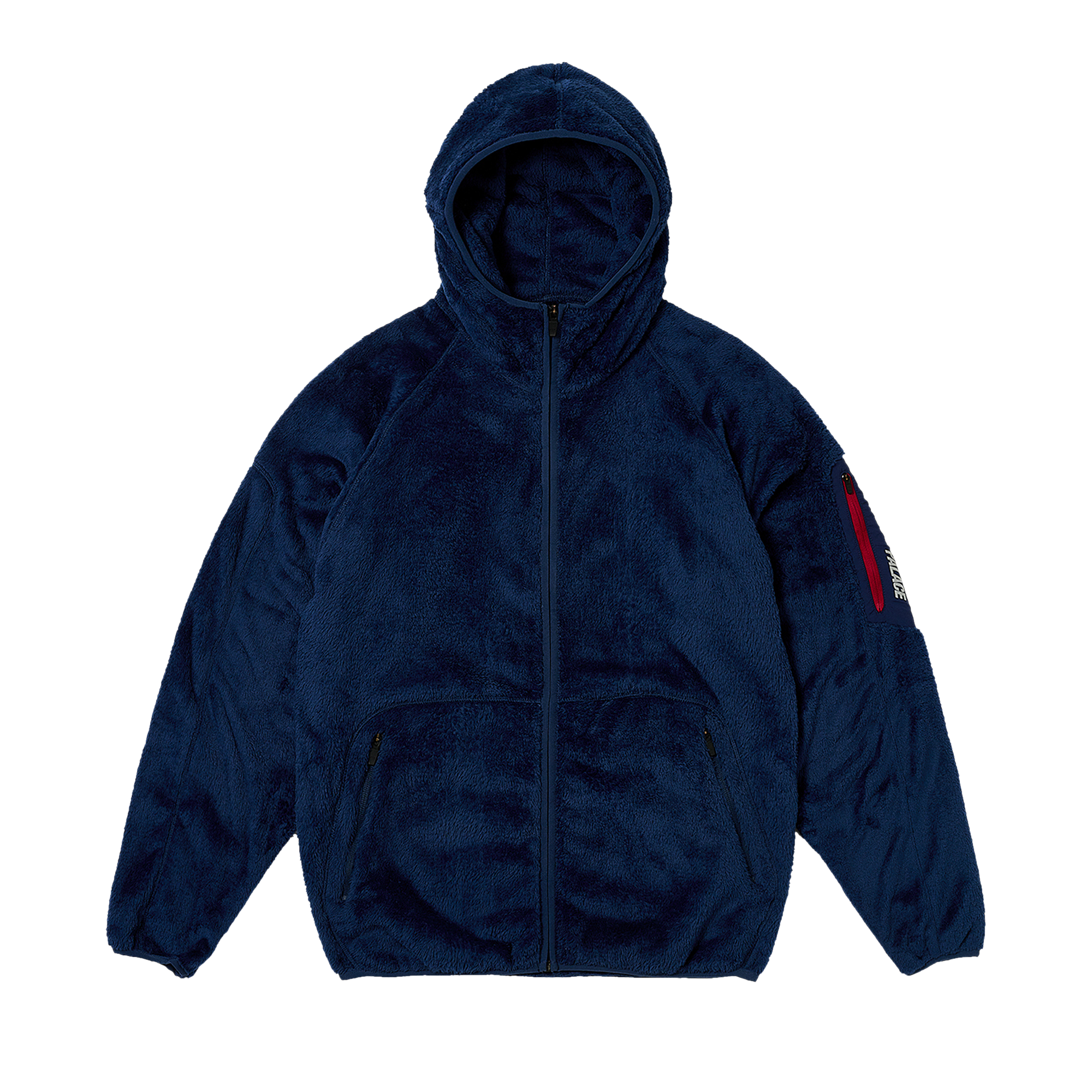 Pre-owned Palace Fleece P Liner 'navy' In Blue