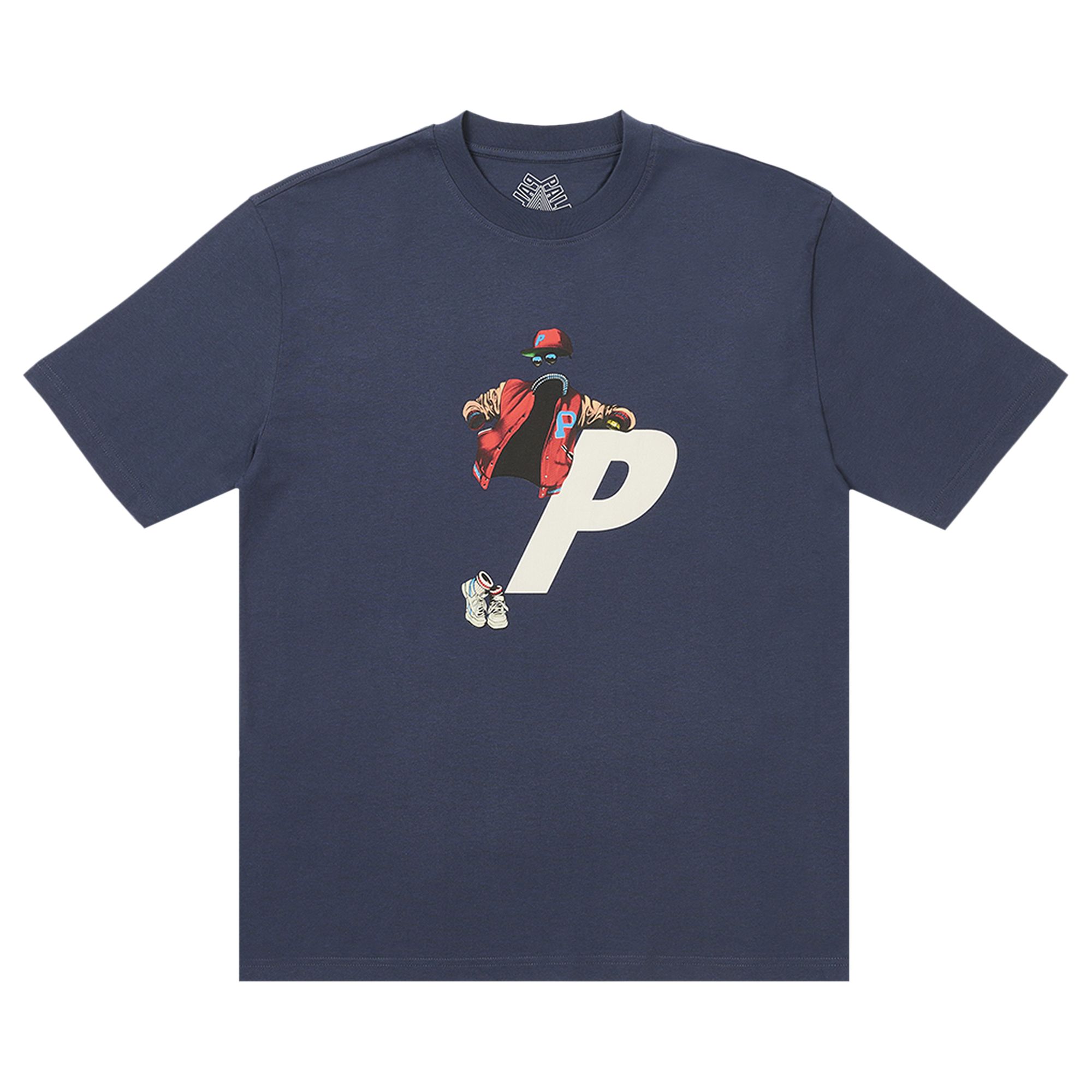 Pre-owned Palace Transparency T-shirt 'navy' In Blue