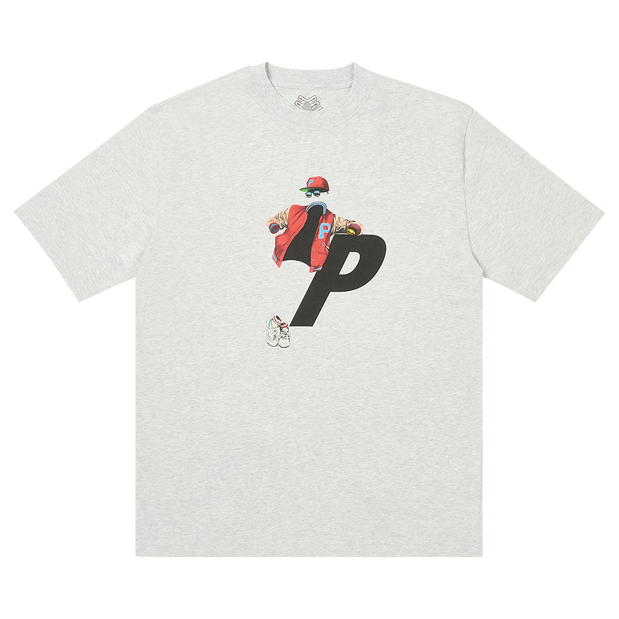 Palace Transparency T-Shirt 'Grey Marl' | Men's Size L